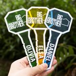 Funny Engraved Big Brother Name Key Set of 2