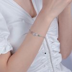 Bracelet à nom unique en forme de paillettes