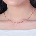 Callie Custom Nameplate Necklace Name Necklace