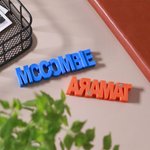 3D Druck Text Zeichen Kühlschrankmagnet Satz von 3