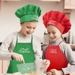 Chef Apron & Hat Set for Children