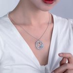 Collana Mamma Cuore nel Cuore con pietre e nomi dei bambini da 1 a 7. Callie