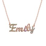 Callie Custom Nameplate Necklace Name Necklace
