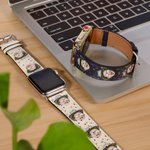 Photo Face Leather Watch Band for Apple Watch