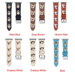 Photo Face Leather Watch Band for Apple Watch