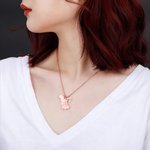 Dog Bone Paw Name Necklace