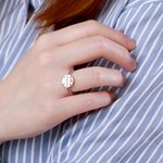 Name Firefighter Badge Ring