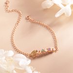 Bunte Edelstein Namensschmuck Serie - Ring/Armband/Halskette