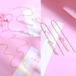 Boucles d'Oreilles Créoles Plaque Prénom | Callie