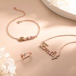 Bunte Edelstein Namensschmuck Serie - Ring/Armband/Halskette