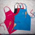 Tablier pour parents et enfants brodé sur mesure pour le barbecue