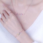 Bunte Edelstein Namensschmuck Serie - Ring/Armband/Halskette