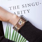 Photo Face Leather Watch Band for Apple Watch