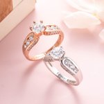 Personlig flerfärgad graverad ädelstenslöfte sterling silverring med text födelsedag förlovningsgåva för kvinnor