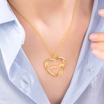 Heart Infinity Name Necklace