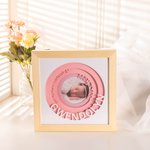 Custom Birth Announcement Photo Frame for Newborn Gift