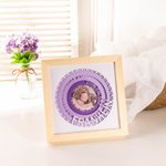 Custom Birth Announcement Photo Frame for Newborn Gift