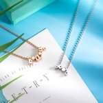 Cute Initial Letter Name Necklace