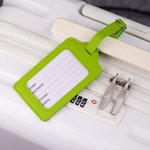 Name and Monogram Leather Luggage Tag Bag Tags | Callie