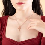 Custom Flower Name Necklace