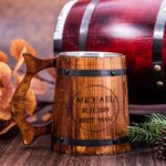 Wooden Beer Stein Beer Mug | Callie