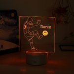 Naam Voetbal Nachtlampje Voor Jongen