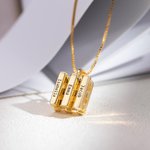 Build Home Pearl Necklace with Family Names