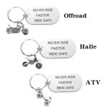 Engraved Motorcycle Keychain | Callie