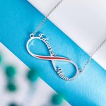 Custom Feuerwehrmann Unendlichkeit Name Halskette | Callie
