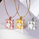 Build Home Pearl Necklace with Family Names