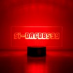 Gamer-blinkendes Namensschild LED-Lampe mit Spielschriftart