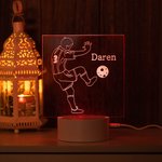 Naam Voetbal Nachtlampje Voor Jongen