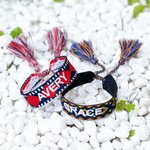 Embroidered Woven Friendship Bracelet