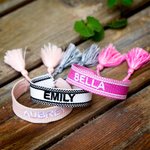 Embroidered Woven Friendship Bracelet