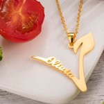Vegetarianism Name Necklace