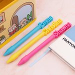 Stylos en Impression 3D Personnalisé avec Nom Lot de 3 Cadeau Rentrée Scolaire pour Professeur Élève Étudiant