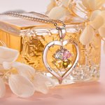 Collar personalizado de plata de ley en forma de corazón con 1-8 nombres grabados Regalo para ella el Día de la Madre