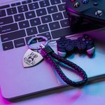 Porte-Clés USB Manette de Jeu Personnalisé avec Gravure Accessoire Cadeau Anniversaire Fête pour Garçon Homme Papa