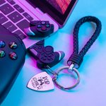 Porte-Clés USB Manette de Jeu Personnalisé avec Gravure Accessoire Cadeau Anniversaire Fête pour Garçon Homme Papa
