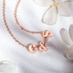 Cute Two Initials Relationship Necklace For Her