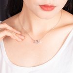 Cute Two Initials Relationship Necklace For Her