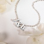 Cute Two Initials Relationship Necklace For Her