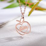 Personalized Apple Name Necklace