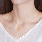 Personalized Apple Name Necklace