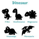 Juego de Cubiertos de Acero Inoxidable Personalizados con Nombre Dinosaurio y Unicornio Juego de Cubiertos de Acero Inoxidable para la Cocina de los N