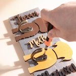 Personalised Wooden Dog Butt Leash Holder Belt Hook with Name Birthday Housewarming Christmas Gift for Friend Familiy Dog Lover