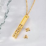 Sparkling DIY Letters Necklace with Initials