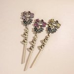 Wood Birth Flower by Month Birthday Gifts