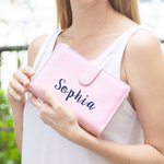 Personalized Cash Envelope Budget Saving Binder Wallet for Cash ID Card Stuffing