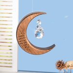 Unique Moon Crystal Suncatcher Window Decor